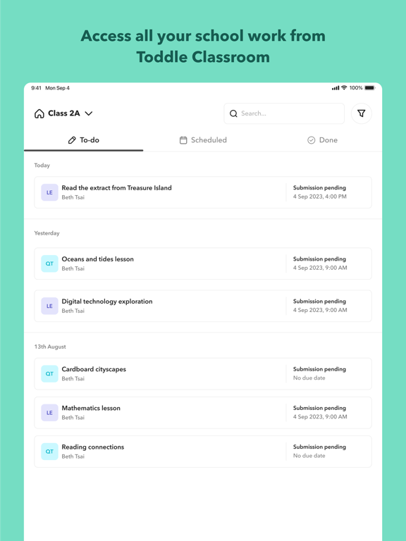 Toddle Student screenshot 6