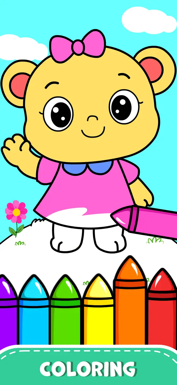 Toddler Games Baby Balloon Pop screenshot 1