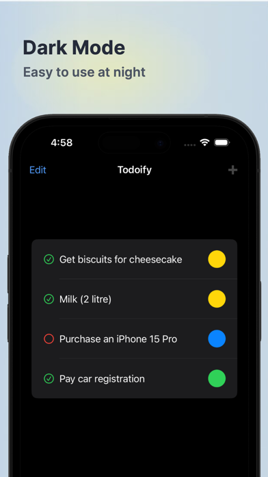 Todoify - Fast & Easy Tasks screenshot 2