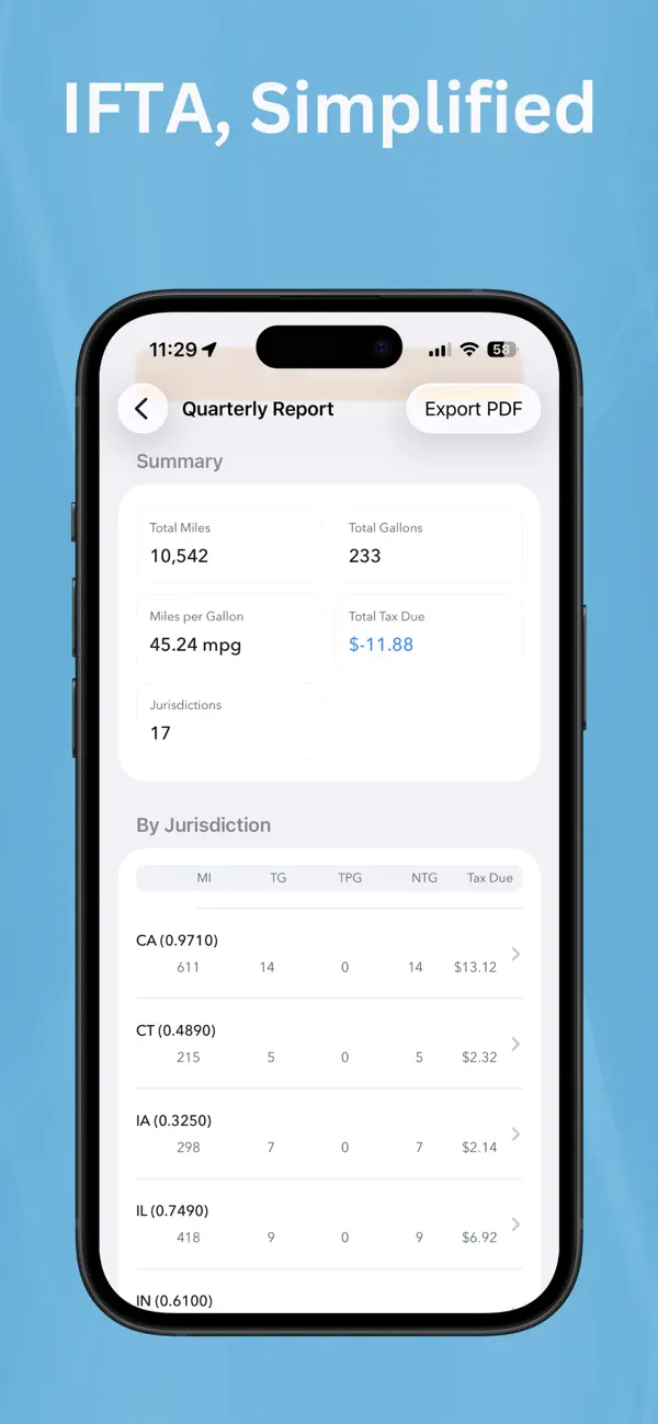 Toll Calculator IFTA Truck HOS screenshot 5