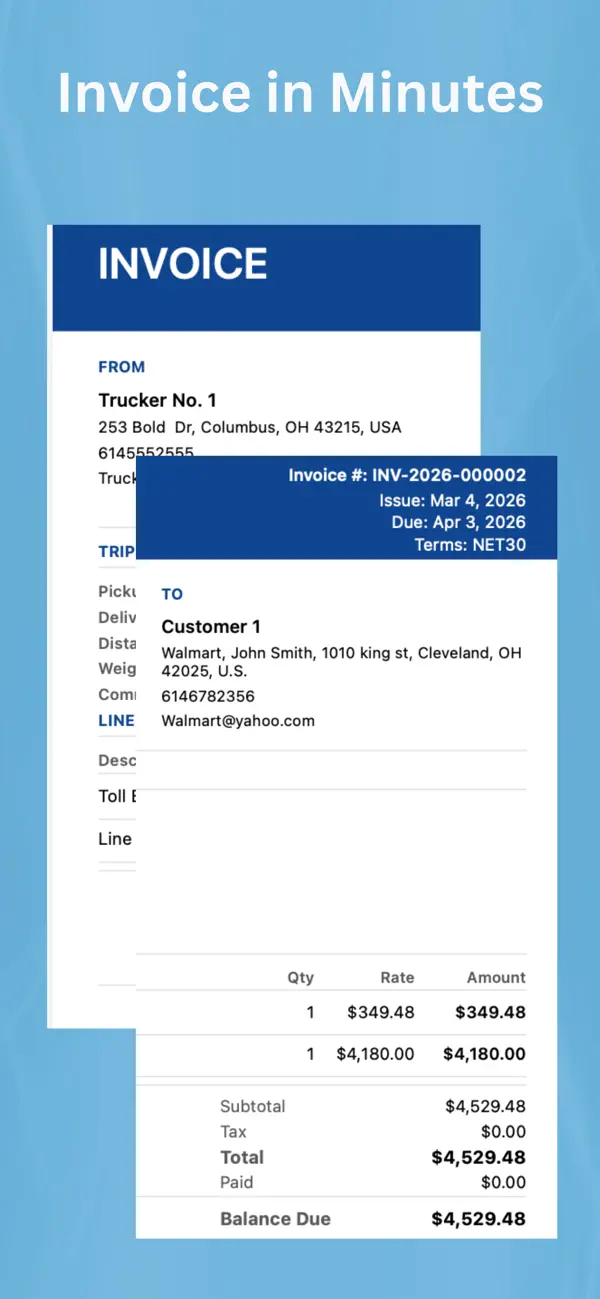 Toll Calculator IFTA Truck HOS screenshot 3