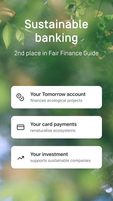 Tomorrow – Mobile Banking screenshot 1