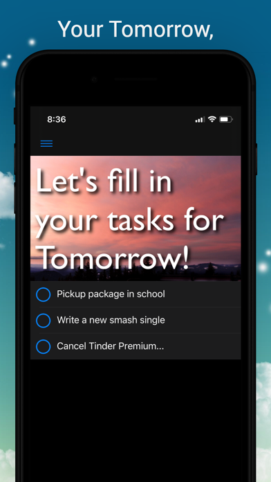 Tomorrow: Optimized To-do List screenshot 2