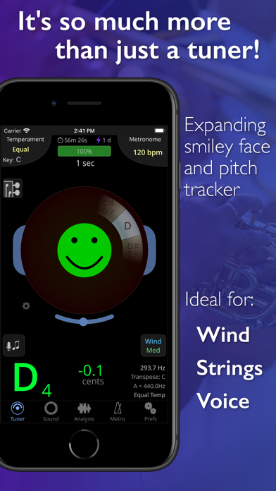 TonalEnergy Tuner & Metronome screenshot 5