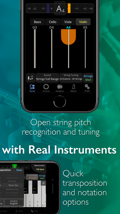TonalEnergy Tuner & Metronome screenshot 2