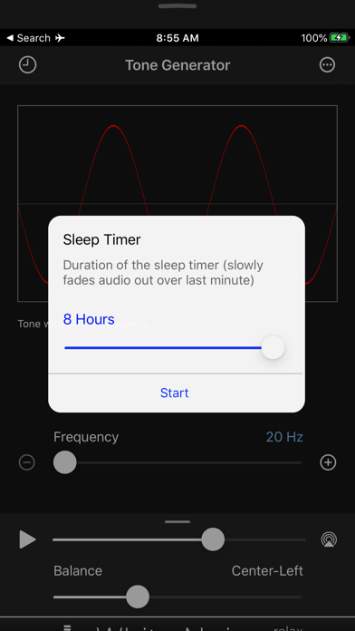 Tone Generator: Audio Sound Hz screenshot 1