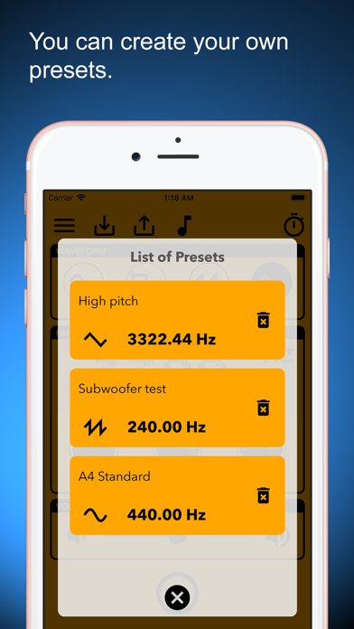 Tone Generator EX screenshot 2