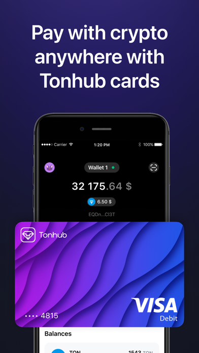 Tonhub: Crypto Wallet & Card screenshot 4