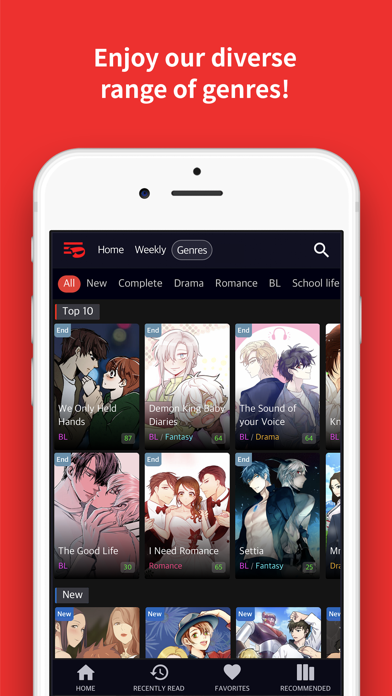 Toomics - Unlimited Comics screenshot 2