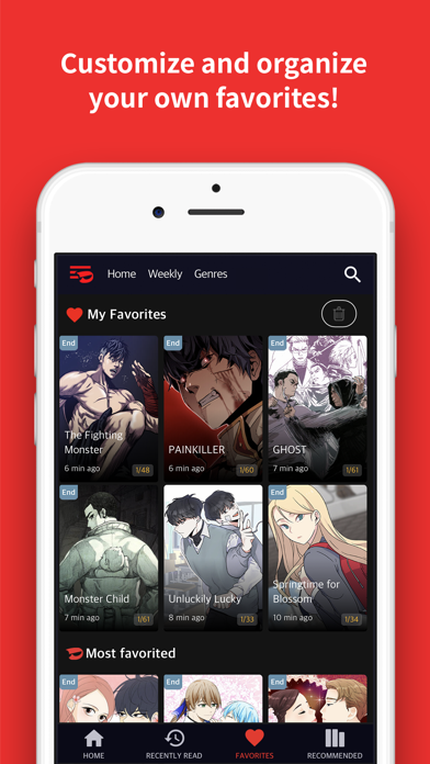 Toomics - Unlimited Comics screenshot 1