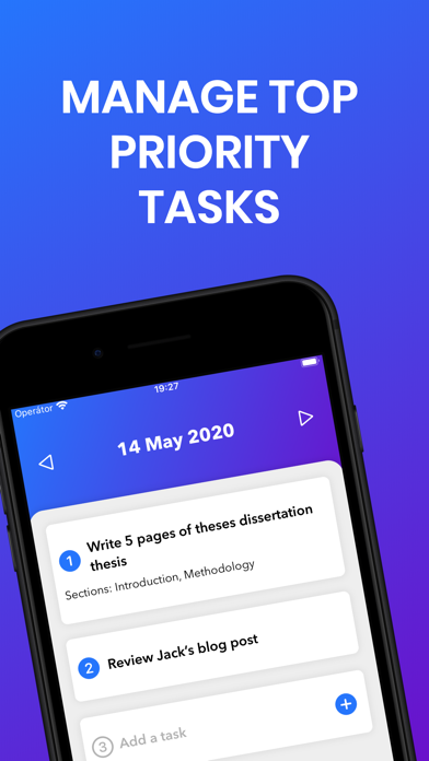 Top 3: Daily Focus Tasks screenshot 3