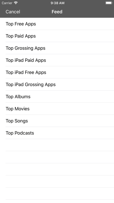 Top Charts screenshot 1