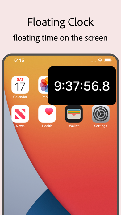 Top Clock - Floating Clock screenshot 5
