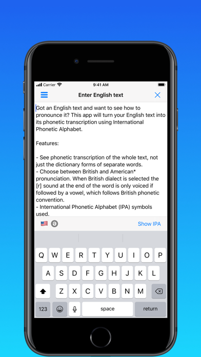 toPhonetics Converter screenshot 4