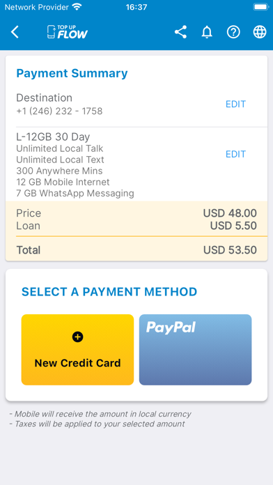 Topup Flow screenshot 3