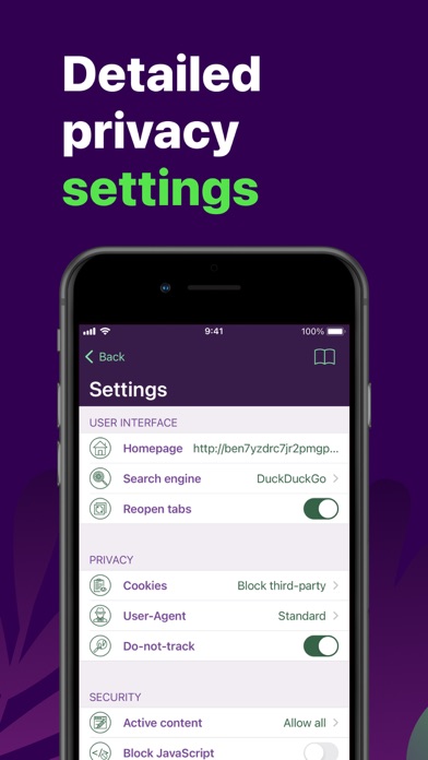 TOR Web Browser Dark Onion screenshot 2