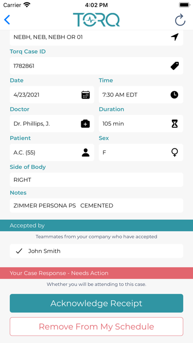 Torq Vendor screenshot 1
