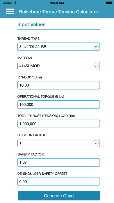 Torque Tension Calculator screenshot 3