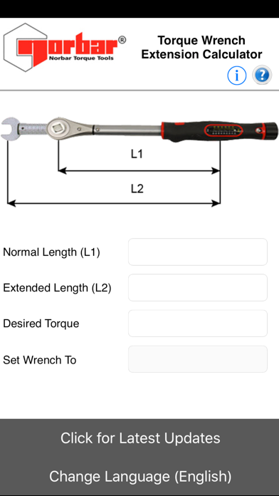 Torque Wrench Extension Calc. screenshot 2