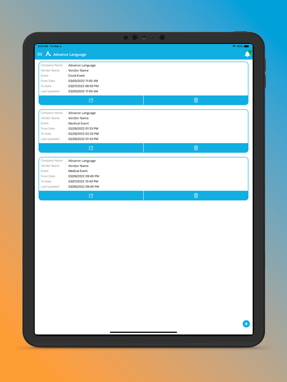 Total Language - Vendor screenshot 1