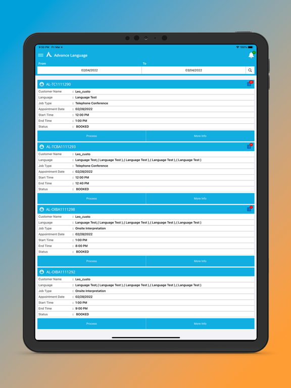 Total Language - Vendor screenshot 2