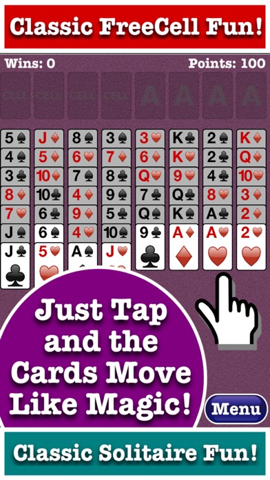 Totally FreeCell Solitaire! screenshot 2