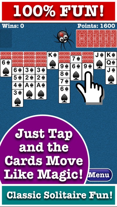 Totally Fun Spider Solitaire! screenshot 2