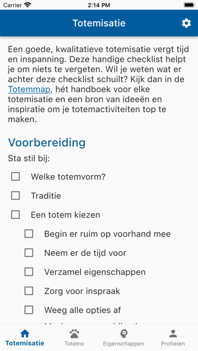 Totemapp screenshot 1