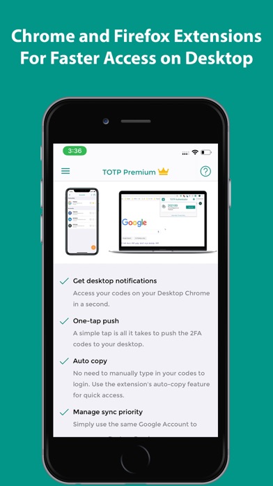 TOTP Authenticator – Fast 2FA screenshot 1
