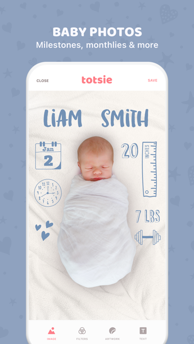 Totsie – Baby Photo Editor screenshot 4