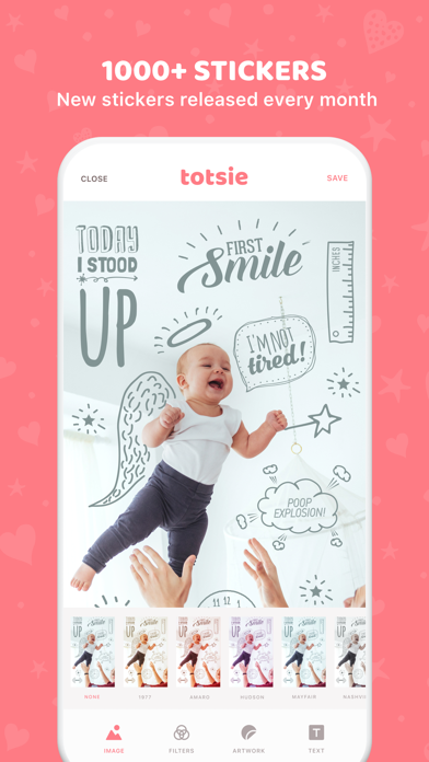 Totsie – Baby Photo Editor screenshot 1
