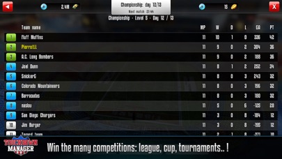 Touchdown Manager screenshot 1