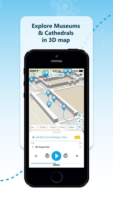 TouringBee: Travel Audio Guide screenshot 1