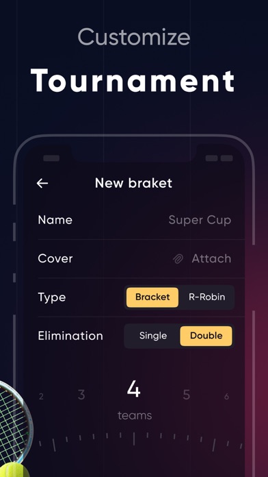 Tournament: bracket team maker screenshot 1