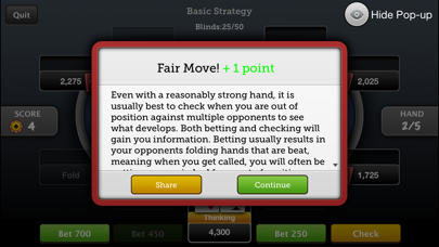Tournament Poker Coach screenshot 4