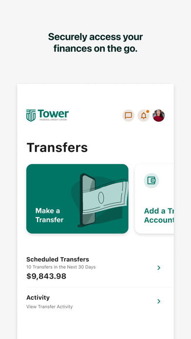 Tower Federal Credit Union screenshot 1
