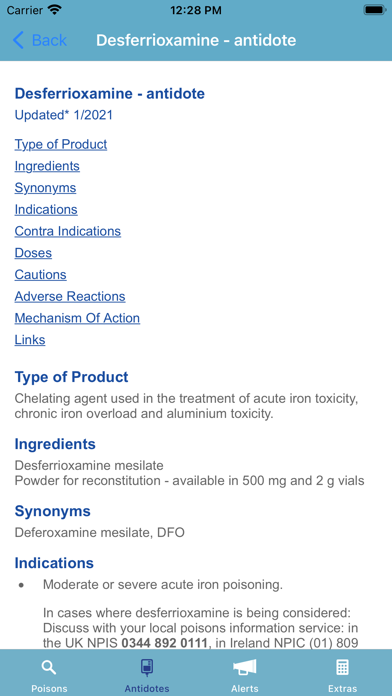 TOXBASE screenshot 4