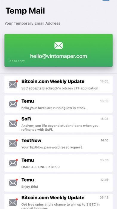 TPN - Temporary Phone Number screenshot 1