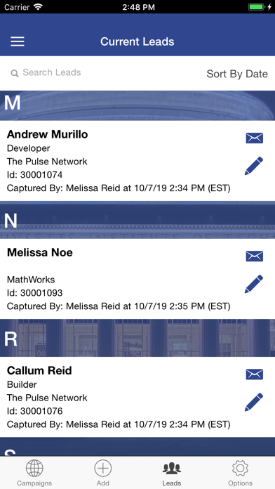 TPNI Lead Retrieval screenshot 2
