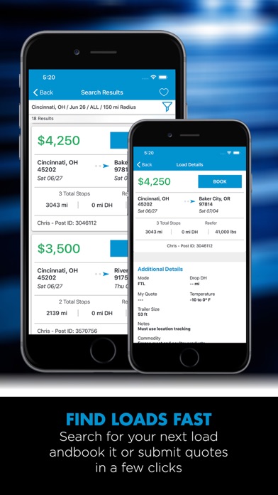 TQL Carrier Dashboard screenshot 5