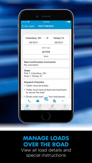 TQL Carrier Dashboard screenshot 4
