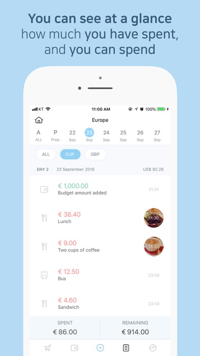 Trabee Pocket - Travel Budget screenshot 6