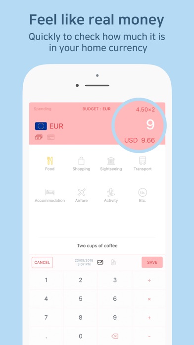 Trabee Pocket - Travel Budget screenshot 5