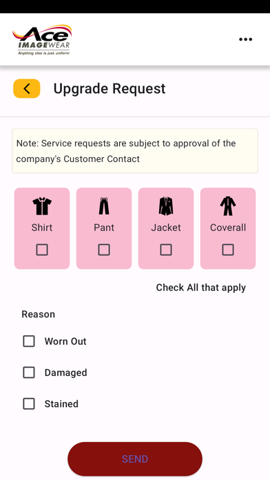 Trace Uniform App screenshot 1