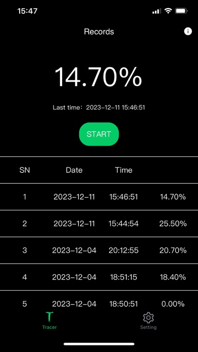 Tracer - Gas Detector screenshot 2