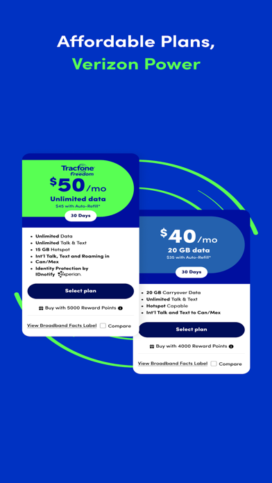 Tracfone Wireless My Account screenshot 1