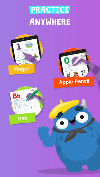 Tracing letters and numbers screenshot 1