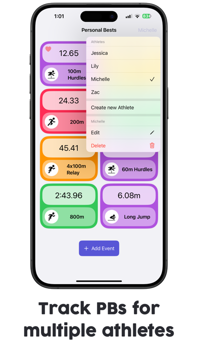 Track and Field Personal Best screenshot 3