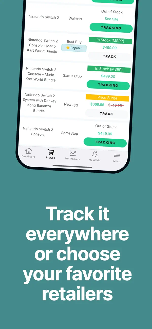 TrackaLacker: In-stock Tracker screenshot 2