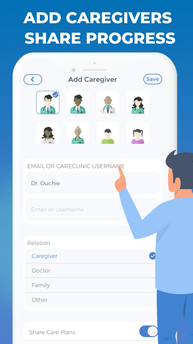 Tracker, Reminder - CareClinic screenshot 2
